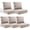Beige, variant on Jentlehouse Outdoor Deep Seat Cushion 24" X 24" X 6" for Patio Furniture,Outdoor Chair Cushions Water & Fade Resistant Patio Furniture Cushions for Wicker Chair, Sofa, Couch, Peacock Green (Set of 5)