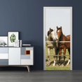 thumbnail image 1 of 2x de Puerta Adhesiva 3D Impermeable Extraíble Calcomanía Engomada de Pared Decorativa para Hogar Oficina sol perfecl Pegatinas en 3D para puertas, 1 of 8