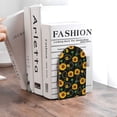 thumbnail image 6 of Pofeuu Sunflowers3 Print Large Bookend Hold Heavy Books- Wood Bookends for Heavy Books Heavy Duty Book Ends Wood Bookends for Office Desk Non-Skid, 6 of 7