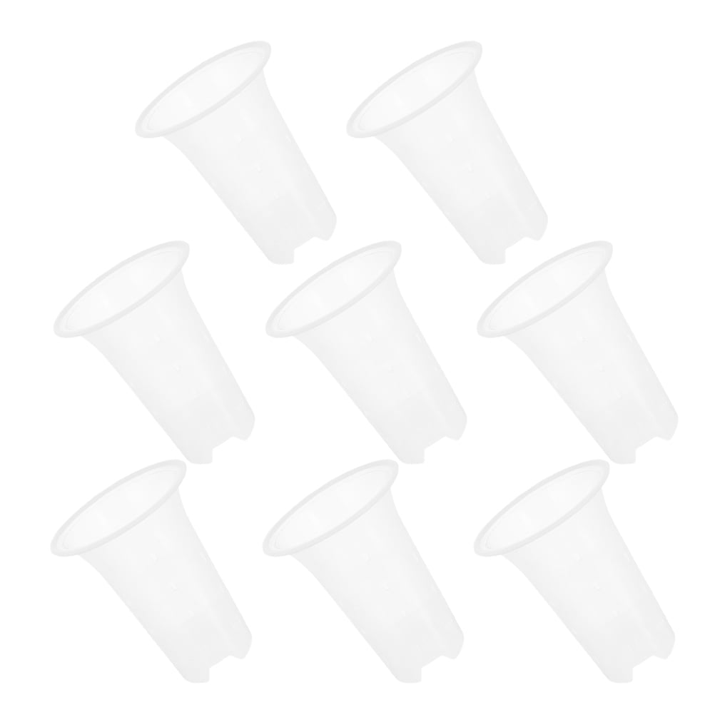 Raindrops 8pcs Gardening Plastic Flower Pots Orchid Flower Planters Garden Plant Pots Garden Supplies