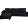 thumbnail image 1 of Elastic Stretchable L Shaped Sofa Cover for 2+2 Seater Sofa - Easy Installation & Machine Washable, 1 of 5