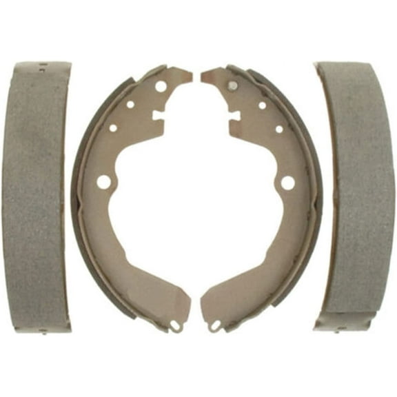 Detroit Axle - FWD Rear Ceramic Brake Shoes Set Replacement for 2003-2008 Toyota Matrix Pontiac Vibe