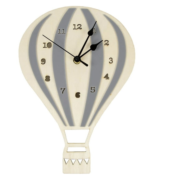 Worgeous Wall Clock for Home Art Decor Living Room Light Grey