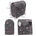 thumbnail image 4 of Pink and Grey Stand Mixer Cover, Spring Butterflies Flower Leaves Inspiration Season Concept Print, Kitchen Appliance Organizer Bag Cover with Pockets, 5 Quarts, Charcoal Grey Pink, by Ambesonne, 4 of 4