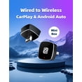 thumbnail image 4 of Adaptador inalámbrico Crrynuo CarPlay (para iPhone y Android) - Actualiza a CarPlay inalámbrico - Plug and Play - USB/Tipo-C - Adaptador de coche inalámbrico CarPlay mini y duradero, 4 of 5