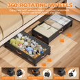 thumbnail image 3 of Organizador bajo la cama Ashwanth XXL de 66 L, paquete de 2 con ruedas, 3 of 9