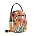 thumbnail image 7 of FORMRS Crossbody Bag for Women Quilted Travel Shoulder Cell Phone Purse with Chain Strap Handbag, Hand Drawn Floral, 7 of 7