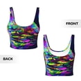 thumbnail image 5 of Lsque Howling Wolf Printed Women'S Sports Bra, Compression, Moisture Wicking, High-Impact Sports Bra For Women,Supportive sports bra-XX-Large, 5 of 9