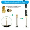 thumbnail image 4 of Road Bike Valves Adapter Bike Tire Valves Adapter Sphere Pumps Needle Inflation Nozzle Air Inflator Adaptor Bike Pumps Tool, 4 of 8