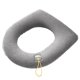 thumbnail image 1 of Funda para asiento de inodoro, multicolor, protección cálida, gruesa y suave, lavable y compatible con todos los asientos de inodoro (gris) kaili Sencillez, 1 of 5