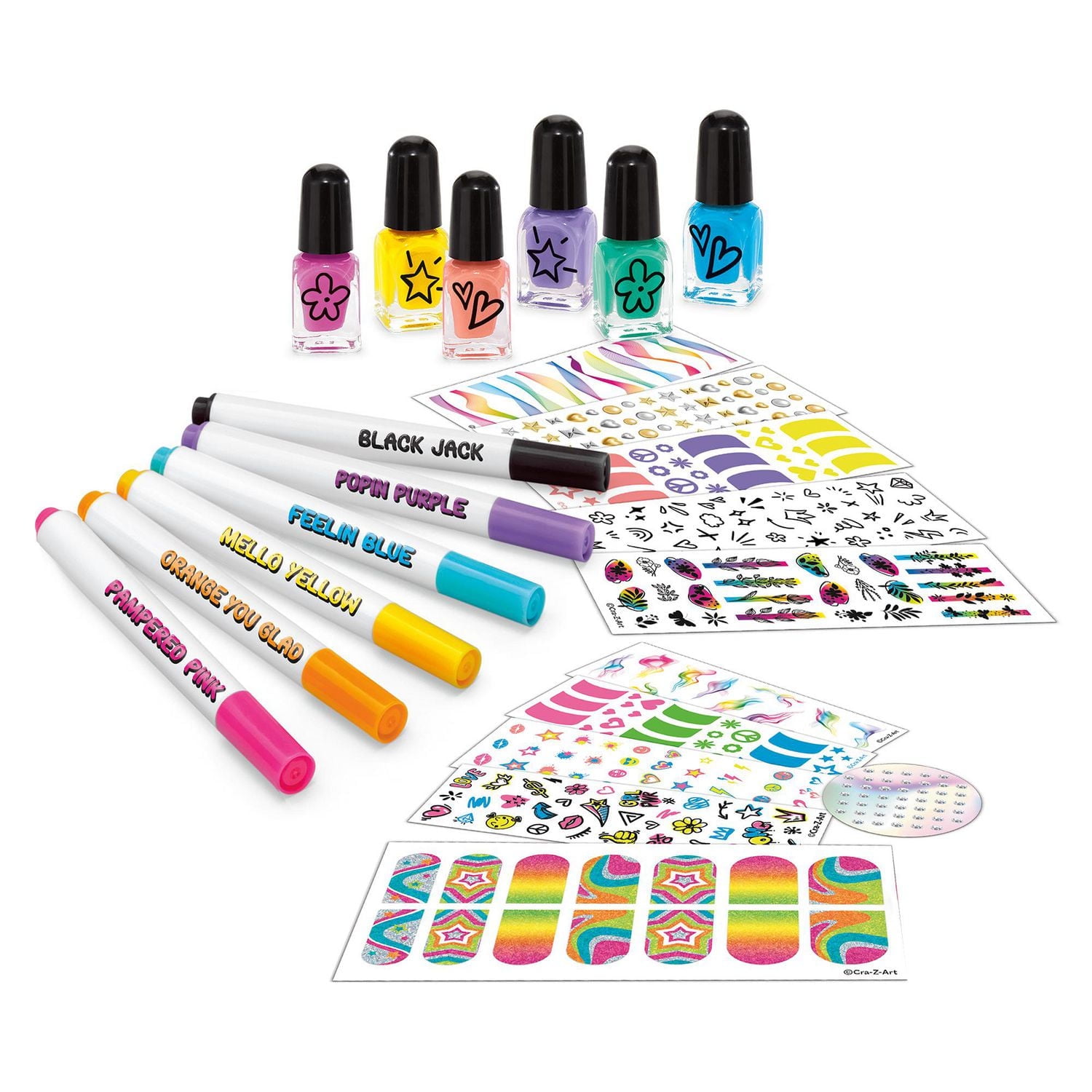 Be Inspired Graffiti Nail Art. Ages 8+.  Great Holiday Gift Idea., Nail Art Kit