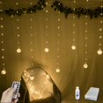 thumbnail image 1 of Luces de cortina YOLIGHT Wishing Ball 200 LED, color blanco cálido, 1 of 8