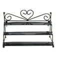 thumbnail image 2 of Zcyifa Nail Polish Organizer Metal Nail Polish Organizer Holder Table Nail Posh Dispaly Organizing Rack (Black), 2 of 10