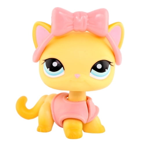 Minilps Pet Toy Short Hair Cat #339 with Jacket Headwear Accessories,Collectible Mini Toy Figurines
