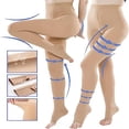thumbnail image 3 of Medias de compresión premium Joefnel para mujer: medias de compresión graduada con soporte firme para una mejor circulación y la salud de las piernas, 3 of 5