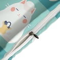 thumbnail image 4 of 3 Pcs Soft Bedding Set, Includes 1 Duvet Cover with Zipper And 2 Pillow,Shams Cartoon Cute Cat Twin(86"x70"), 4 of 8