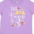thumbnail image 4 of Inktastic This Princess is Three Third Birthday Girls Toddler T-Shirt, 4 of 5