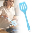 thumbnail image 2 of Heat Resistant Translucent Silicone Spatula, Flexible Non-Stick Kitchen Cooking Spatula, Ergonomic Non-Scratch Utensil for Flipping, Omelettes, Steaks, Safe for All Non-Stick Pans and Dishwasher, 2 of 9