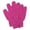Hot Pink, variant on Exfoliating Shower Gloves Body Scrub Mitt Dead Skin Removal Peeling Spa Bath Gloves Soft Nylon 2pcs Multicolor Full Body Skin Exfoliator for Smooth Skin