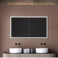 thumbnail image 3 of Dreamwerks 48"W x 28"H LED Bathroom Medicine Cabinet with Integrated Touch Switch and Magnifying Glass, 3 of 15
