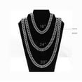 thumbnail image 4 of Gold Cuban Link Chain Necklace Iced Out Hip Hop Men Women Ginger Lyne Collection, 4 of 9