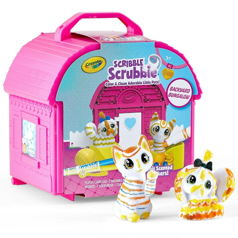 Make Your Pets Glam with Crayola's Scribble Scrubbie Pets - The