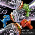 thumbnail image 4 of Electric Dinosaur Bubble Machine Bubble Dinosaur Pool Toys Red, 4 of 5
