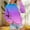 Light Blue, variant on Womens Pullover Sweatshirts Crewneck Long Sleeves Gradient Color Front Pocket Fashionable Top Loose Fit Fall Winter Gym Workout Trendy Top Versatile,Light Blue