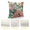 thumbnail image 4 of YINGXI Throw Pillow Covers Flower Outdoor Decorations Decorative Throw Pillows Cases for Home Living Room Couch Porch Decor 22x22in, 4 of 5