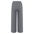 thumbnail image 4 of XuJwPNcy Women's Lounge Capri Pants Summer Low Rise Straight Leg Cropped Trousers with Pockets Trendy Capris, 4 of 5