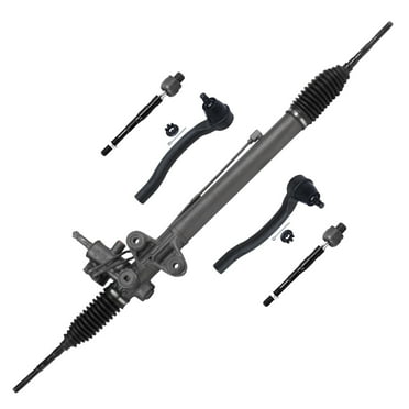 Detroit Axle - Rack and Pinion for 2009-2015 Honda Pilot 2010 2011 2012 2013 2014, Complete Electrical Steering Rack & Pinion, 4 Inner & Outer Tie Rods Replacement