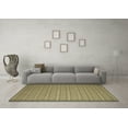 thumbnail image 3 of Ahgly Company Indoor Rectangle Abstract Brown Contemporary Area Rugs, 2' x 4', 3 of 4