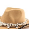 thumbnail image 5 of OJSFQUFP Jazz Hat Vintage Hat Retro Western Cowboy Hat Dance Party Hat, 5 of 6