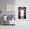 thumbnail image 5 of Fotbe Flower Horn Skull A Print Duplex Receptacle Wall Plate, 1-Gang 5.0" x3.0" Wall Outlet Covers, Dual Outlet Faceplates Covers, Color-matched Screws Included-Style U, 5 of 6