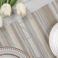 thumbnail image 3 of Juego de 6 tapetes para mesa de comedor fáciles de limpiar, resistentes al calor y lavables, tapete de mesa de vinilo tejido, color beige mezclado, 3 of 4