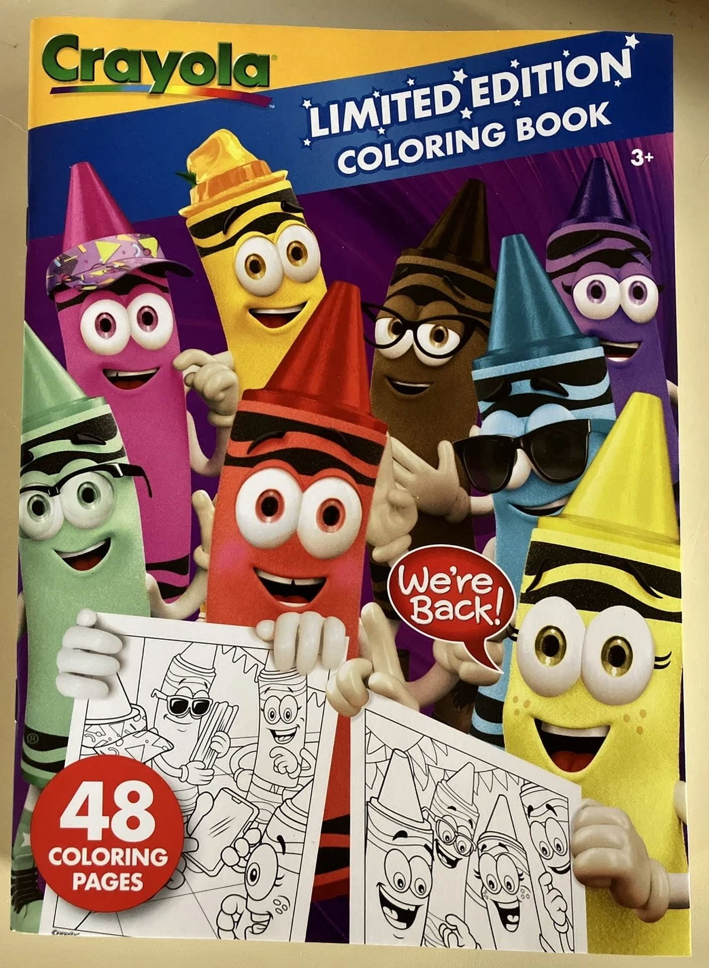 Crayola Limited Edition Retired Colors Crayons, Coloring Book & Sharpener Bundle