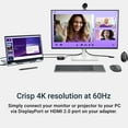 thumbnail image 2 of Dell 6-in-1 USB-C Multiport Adapter DA305 90-Watt Power Delivery HDR Support Gray, 2 of 8