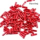 thumbnail image 5 of Greeniant Paquete de 50 cables de freno para bicicleta de montaña, tapas traseras de repuesto para cambio de marchas MTB, mangas de línea, Ciclismo Rojo, 5 of 6