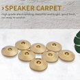 thumbnail image 4 of 8 Pcs Universal Copper Speaker Spikes Pads Speaker Shock Base Pad Isolation Stand Feet Cone Base Ma Banmo, 4 of 5