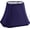 Blue, variant on Square Cut Corner Lamp shade Set of 1 Medium,8" x 14" x 11" Spider Yellow-Cream Lamp Shades for Table Lamps, Floor Lamps, Fabric Modern Lampshade for Bedroom Decor,Replac Easy Assembly (Single)