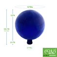 thumbnail image 2 of Achla G12-BL-C 12 Po. Gazing Globe en Bleu Craquelé, 2 of 4