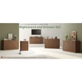 thumbnail image 2 of ASTUVIA 55.1" W Fluted 7 Drawer Dresser for Adult,Wooden Bedroom Dresser,Dresser TV Stand up to 65" for Living Room,Oak, 2 of 9