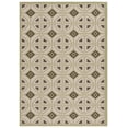 thumbnail image 2 of Safavieh Courtyard Adam Geometric Indoor/Outdoor Area Rug, Beige/Sweet Pea, 5'3" x 7'7", 2 of 10