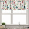 thumbnail image 3 of Ambesonne Octopus Valance & Curtain, Ocean Wildlife Theme, 55"x24", Multicolor, 3 of 6