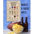 thumbnail image 2 of Metal Sign - Shots Menu - Durable Metal Sign - Use Indoor/Outdoor - Makes a Great Bar Decor and Housewarming Gift Under $20 (8" x 12"), 2 of 5