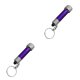 thumbnail image 4 of Eigraketly Linterna LED Acampar al aire libre Senderismo Caminar Antorcha de mano portátil con llave Linterna de aleación de aluminio 5LED Púrpura 2piezas Eigraketly CBP145101, 4 of 6