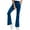 Blue, variant on UAMVSH Flare Jean Leggings for Women Crossover High Waist Skinny Bootcut Pants with Pockets Stretchy Slimming Bell Bottom Jeans