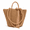 Light coffee color, variant on Straw Woven Handbag, Ribbon Bow Summer Beach Tote Purse with Dual Top Handles and Crossbody Strap for Women Vacation
