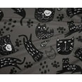 thumbnail image 4 of oneOone Polyester Lycra Black Marlin Fabric Cat Craft Projects Decor Fabric Printed By The Yard 56 Inch Wide-WPG, 4 of 4
