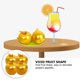 thumbnail image 3 of unbranded 4Ud Simulación Manzanas Doradas Espuma Para Hogar Tienda, 3 of 7